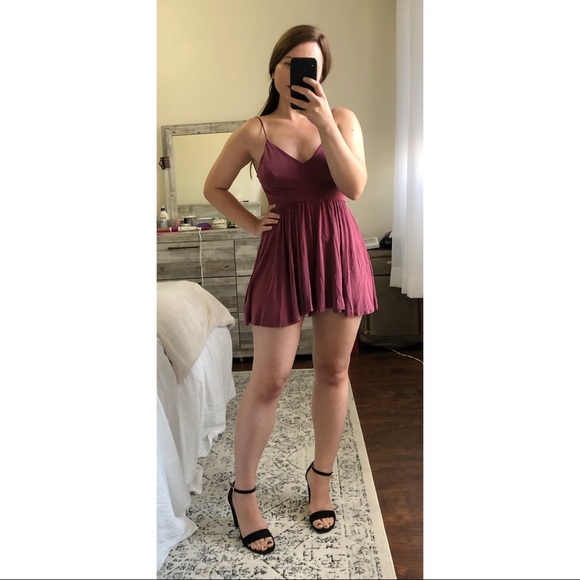 Urban Outfitters Silence + Noise Red Romper Small - Picture 4 of 11